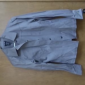 Rafaella Womens Casual Button Down Lightweight Jacket / Thick Shirt